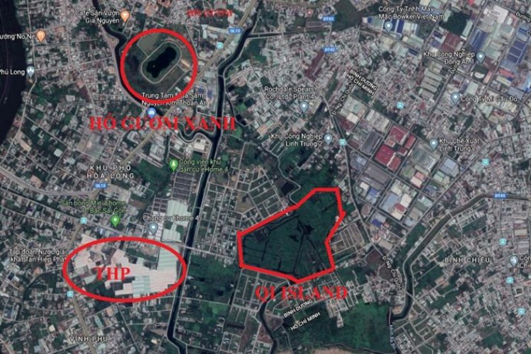 Vị trí dự án Hồ Gươm Xanh Thuận An City sắp triển khai