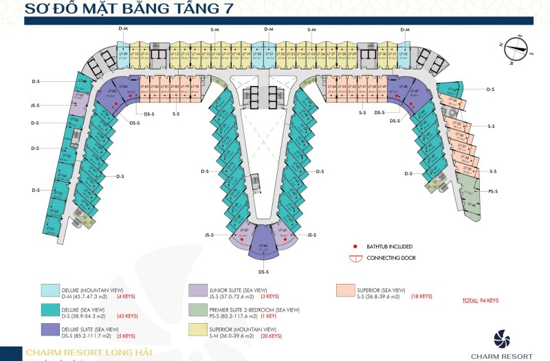Sơ đồ mặt bằng tầng 7