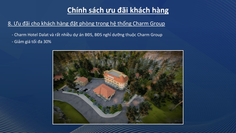 Được giảm 30% khi đặt phòng tại hệ thống Charm Group