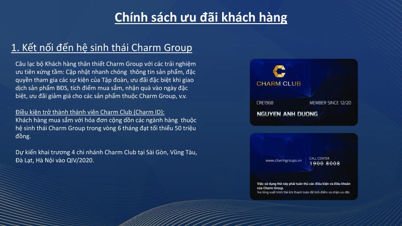 Khách hàng được ưu đãi kết nối hệ sinh thái Charm Group