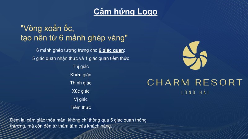Cảm hứng logo Charm Resort Long Hải