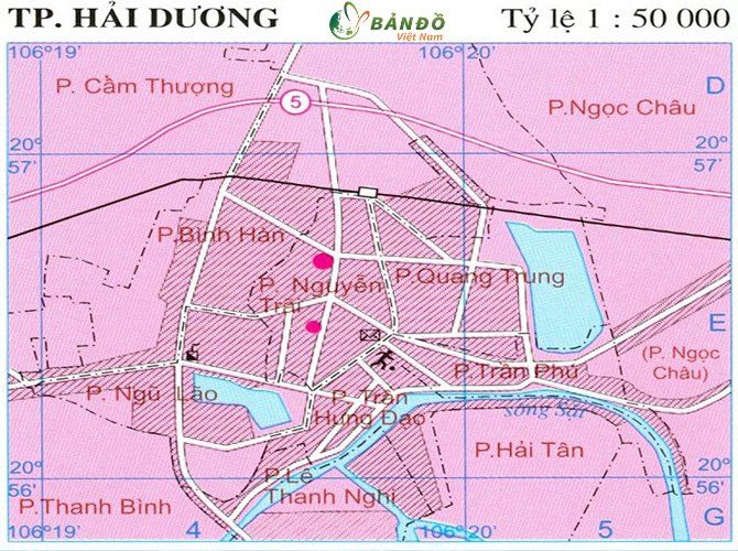 Bản Đồ Hành Chính Tỉnh Hải Dương Khổ Lớn Năm 2023