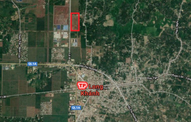 Vị trí dự án khu nhà ở xã hội Bảo Vinh