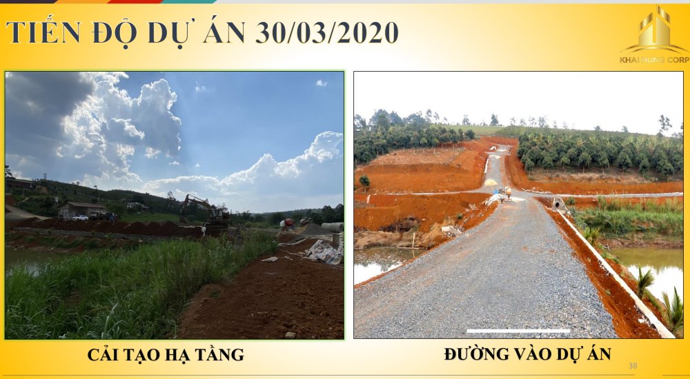 Tiến độ thi công dự án Bảo Lộc Sun Valley Lâm Đồng vào ngày 03/03/2020
