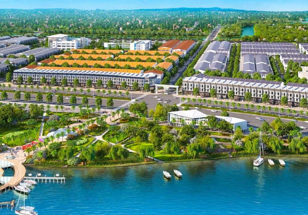 Trục đường chính dự án khu đô thị Lake View Center Đà Nẵng