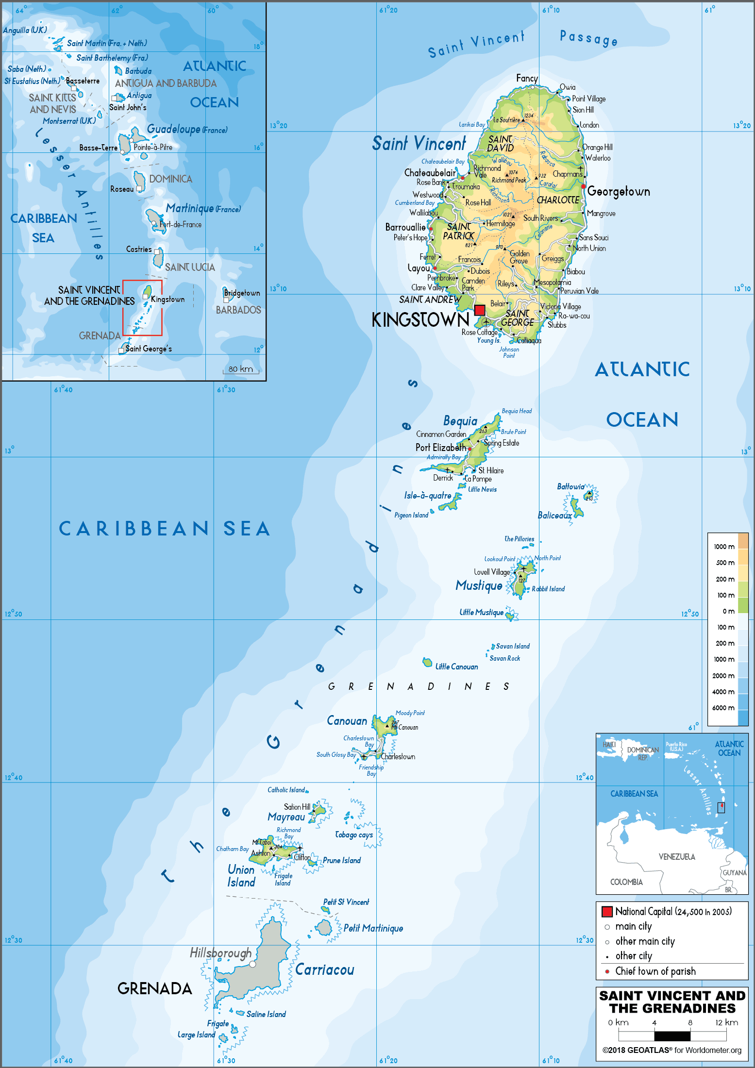 24100644 2 saint vincent and grenadines map