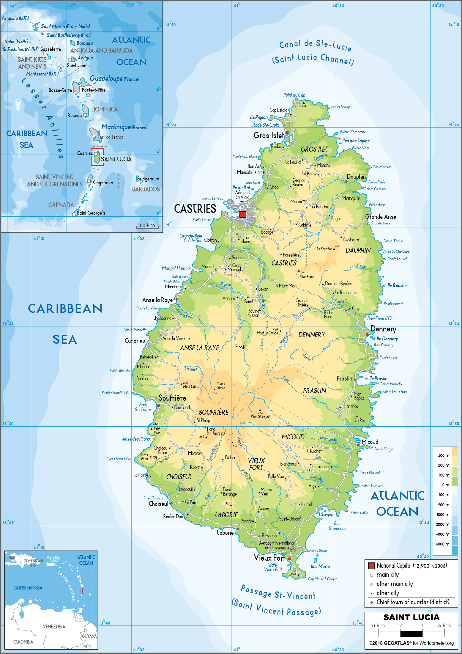 24102519 3 saint lucia map