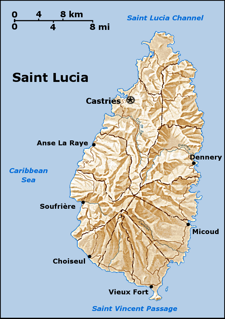 24102548 6 saint lucia map