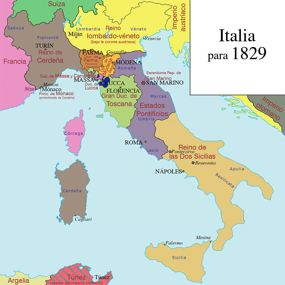 Bản đồ khổ lớn của Ý năm 2022