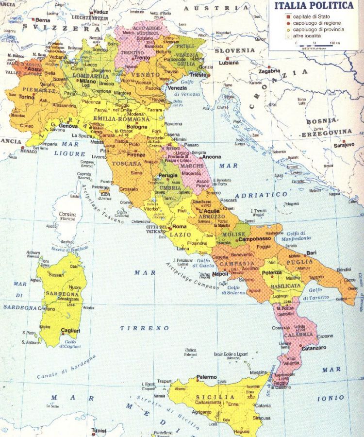 Bản đồ của Ý