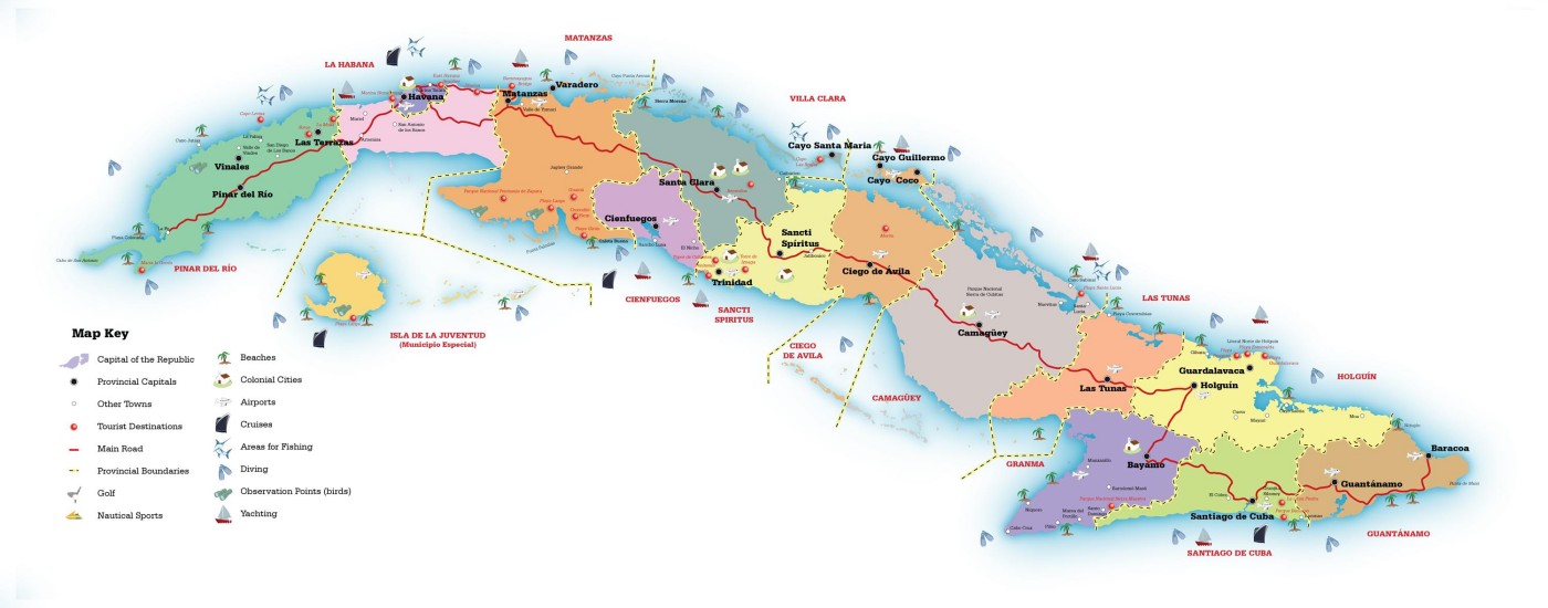 Bản đồ của Cuba