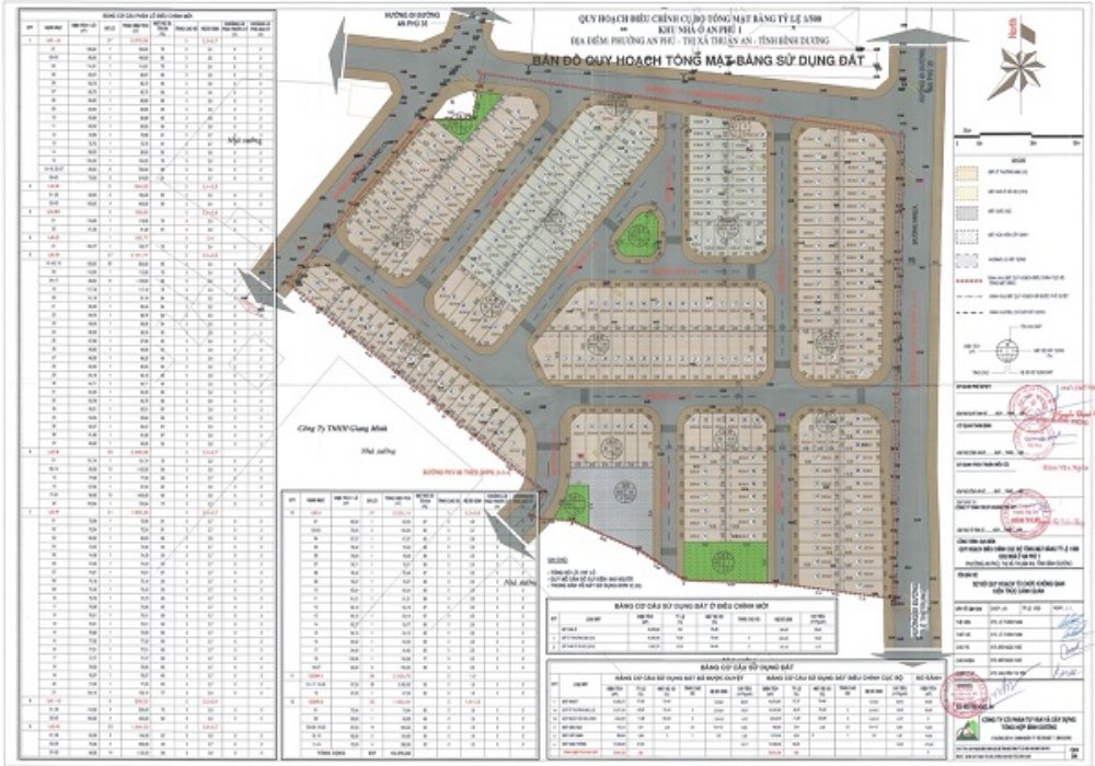Mặt bằng dự án The Diamond City Bình Dương