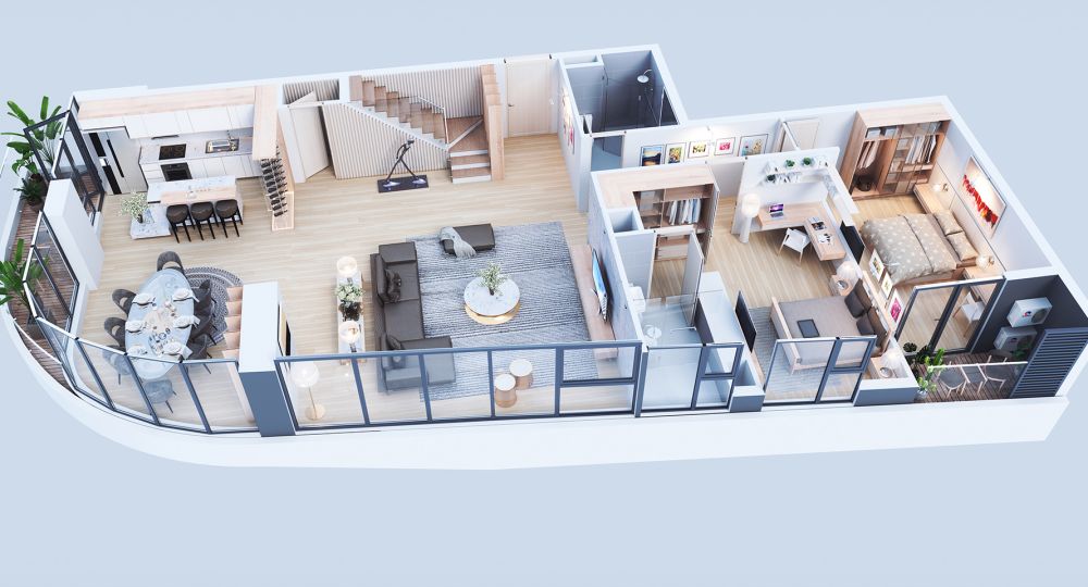 Thiết kế dự án căn hộ The Manor Tower Lào Cai