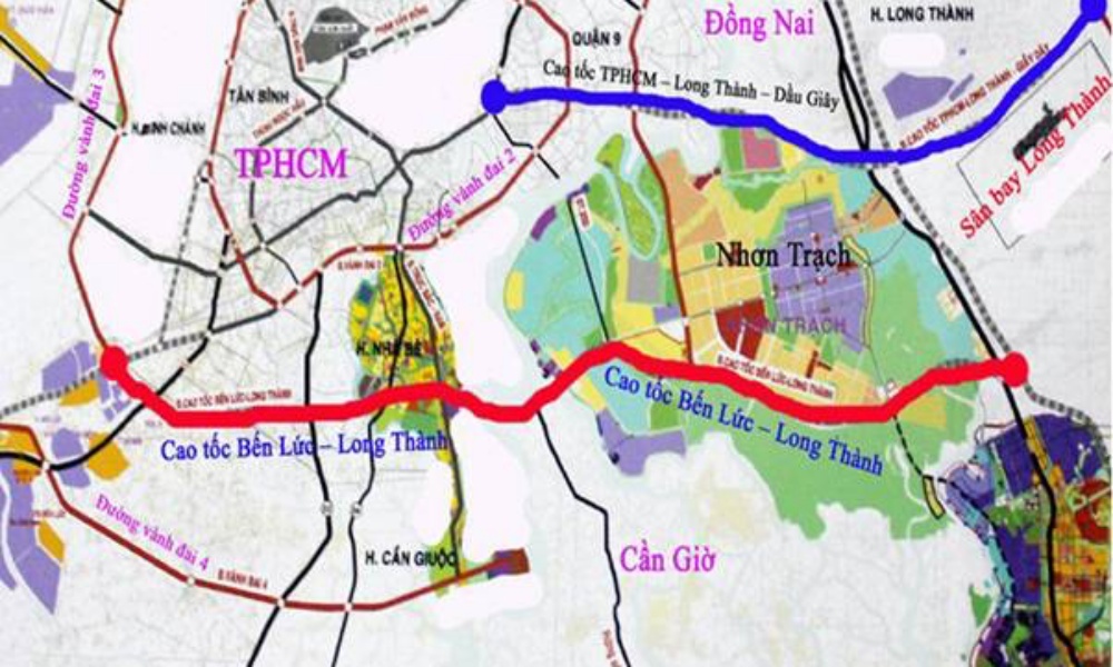 Tuyến cao tốc Bến Lức Long Thành