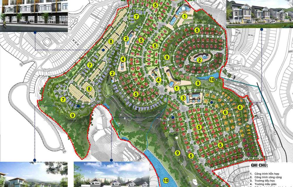 Phối cảnh  Đà Lạt Paradise Garden 