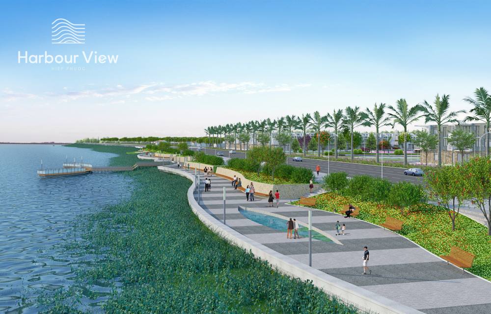 Phố đi bộ dự án Hiệp Phước Harbour View Long An 