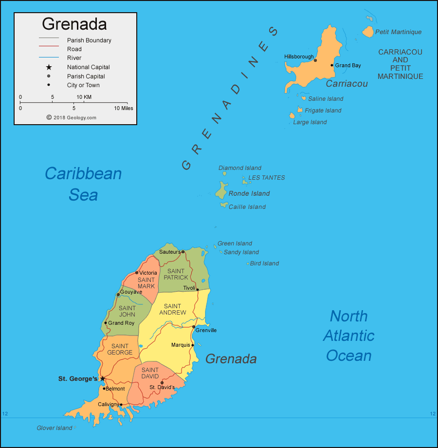 B N T N C Grenada Grenada Map Kh L N Ph Ng To 2025 25191624 3 Grenada Map