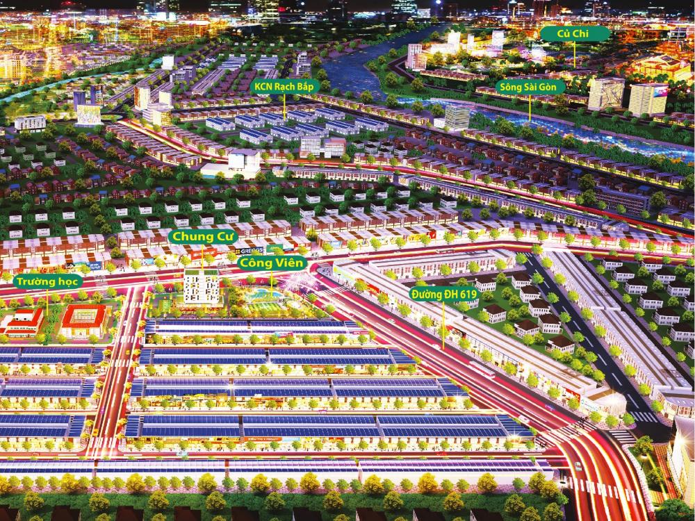 Phối cảnh dự án The den City Bình Dương