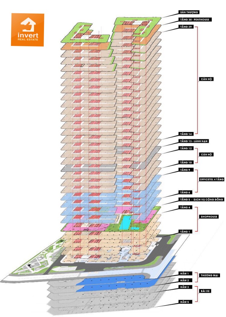 Mặt bằng tổng thể dự án căn hộ King Crown Infinity Thủ Đức