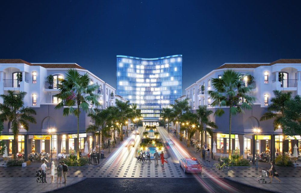 Trục đường chính dự án Kallias Complex City Phú Yên