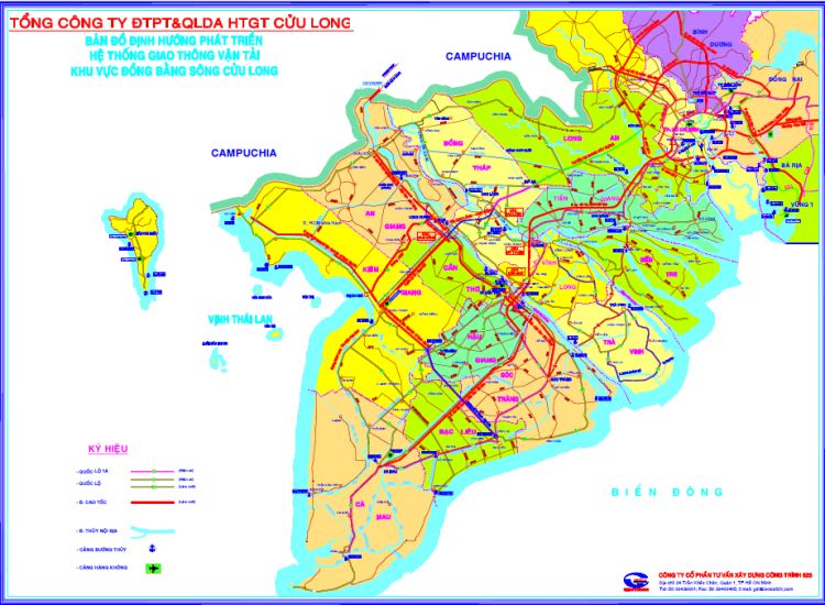 Sơ đồ tuyến cao tốc Hà Tiên - Rạch Giá - Bạc Liêu