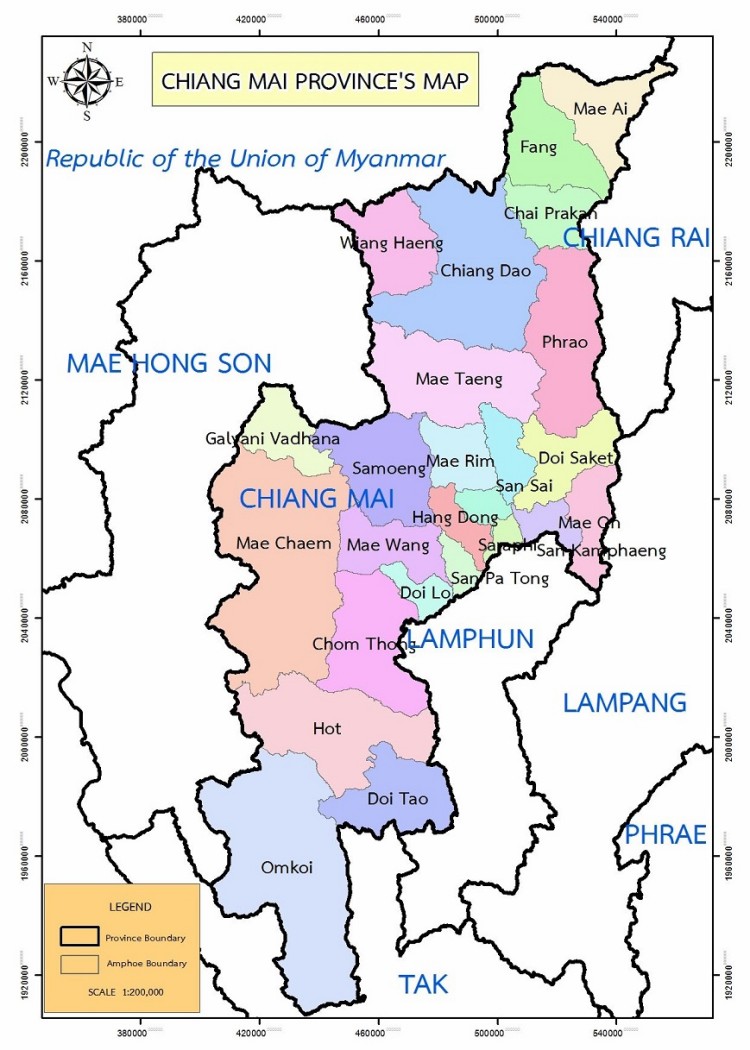 Bản đồ du lịch Thái Lan 
