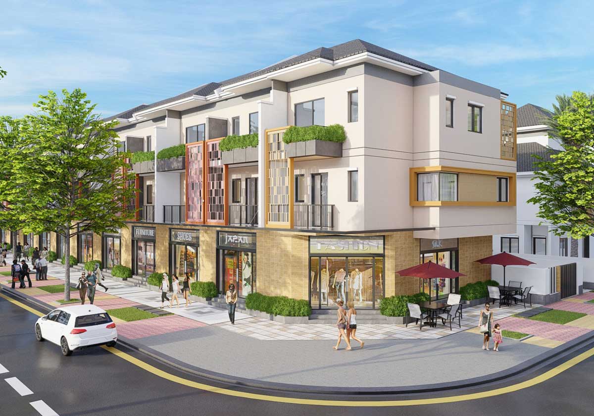 Thiết kế Shophouse Sun Casa Central Bình Dương