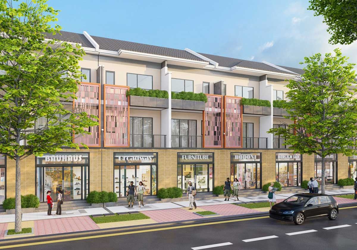 Mẫu Nhà phố Sun Casa Central tại Bình Dương