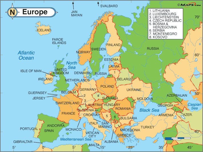 27213308-europemap