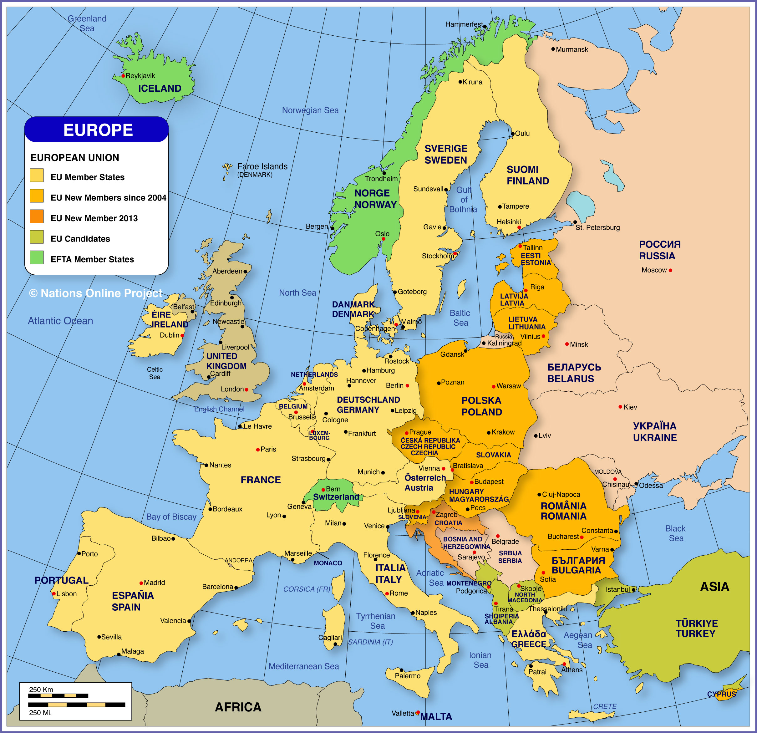 Phóng to bản đồ Châu Âu năm 2024 và tìm hiểu về các điểm đến mới nhất và những thay đổi của các quốc gia và thành phố. Bản đồ sẽ giúp bạn cập nhật thông tin mới nhất cho chuyến du lịch tương lai của mình, giúp bạn có một trải nghiệm du lịch vô cùng thú vị và phong phú. Hãy để bản đồ cập nhật trải nghiệm Châu Âu của bạn!