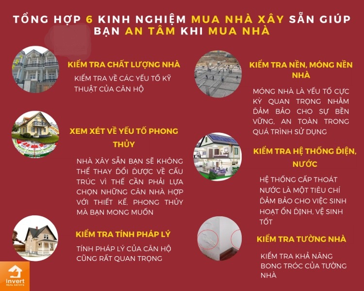 6 kinh nghiệm khi mua nhà xây sẵn lần đầu