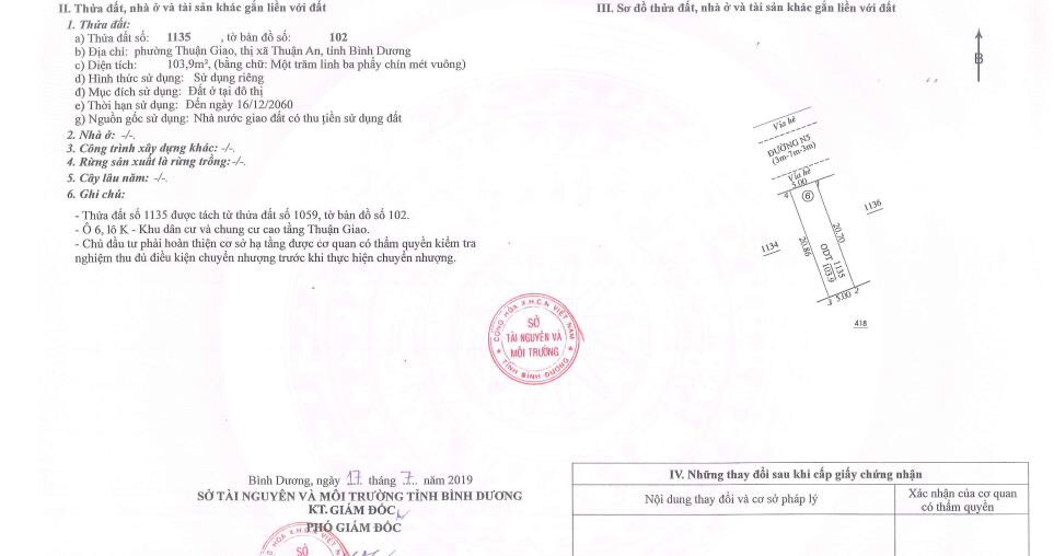 Sổ hồng từng nền dự án Hài Mỹ New City