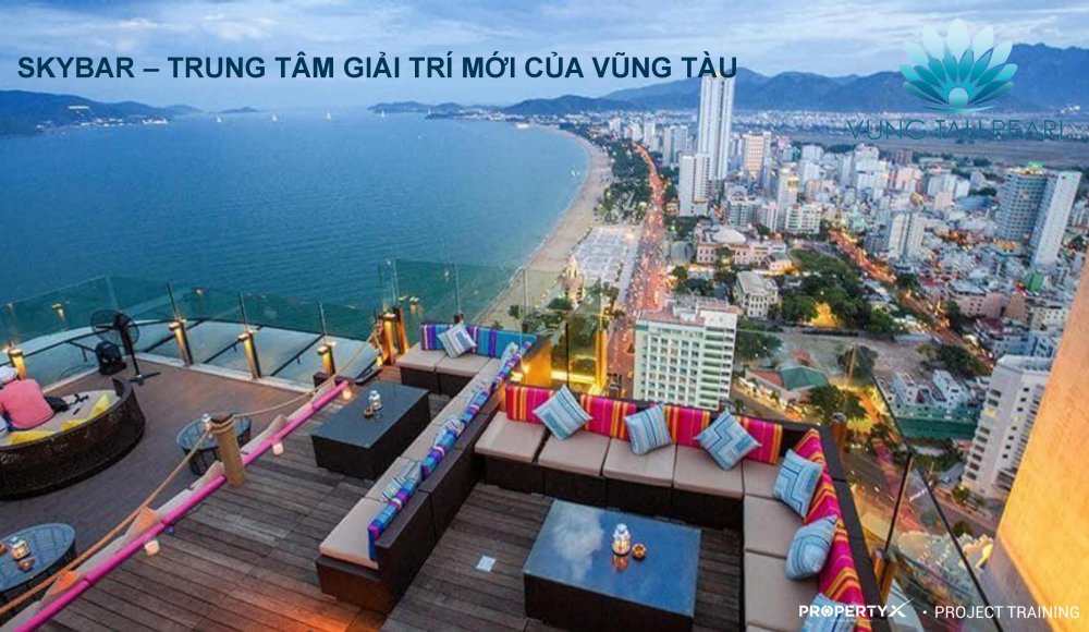 SkyBar ở trung tâm Vũng Tàu Pearl