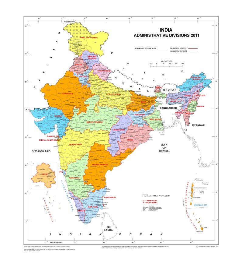 Bản đồ Ấn Độ