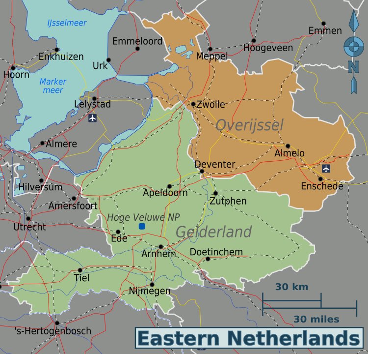                                 Bản đồ của Hà Lan
