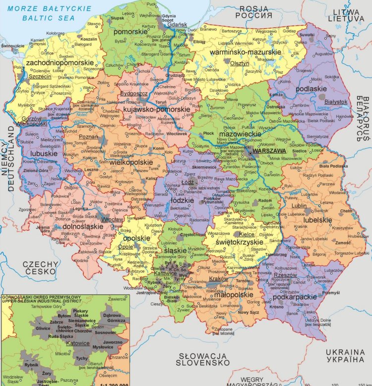Bản đồ của Ba Lan