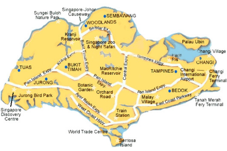 Bản đồ Singapore