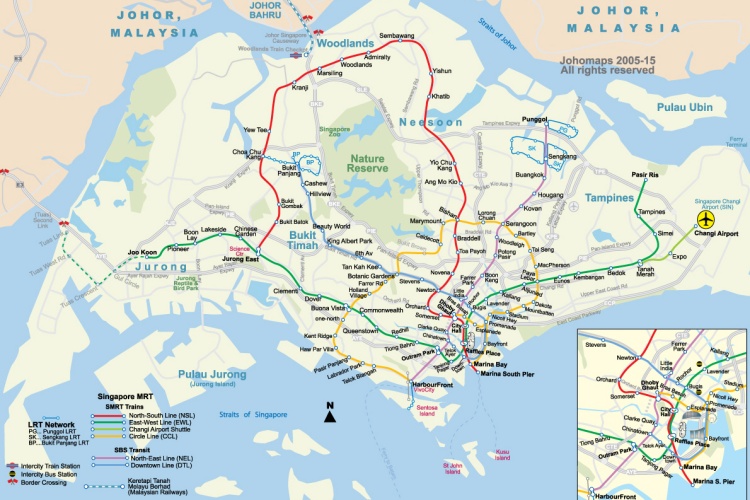 Bản đồ Singapore