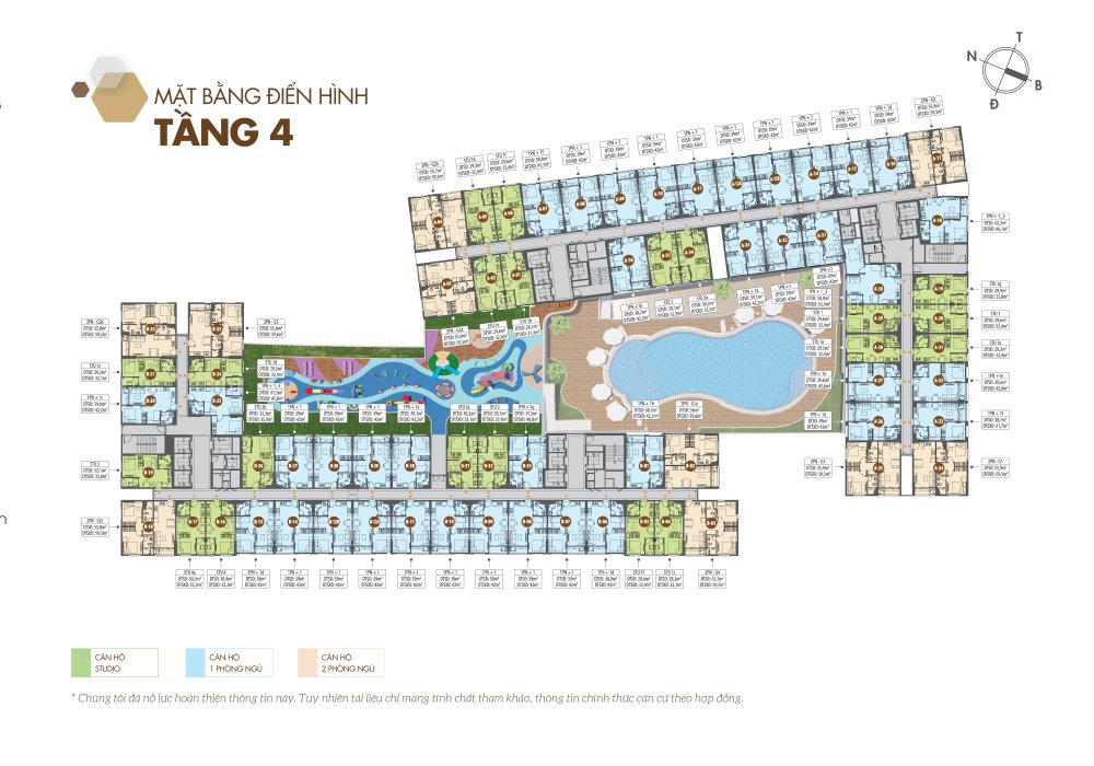 Mặt bằng tầng 4 dự án Legacy Central