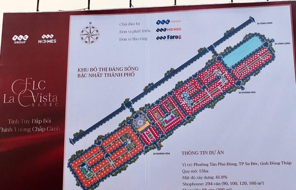Mặt bằng dự án FLC La Vista Sadec