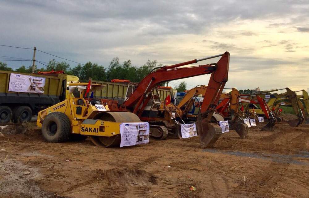 Dự án FLC La Vista Sadec đang làm hạ tầng