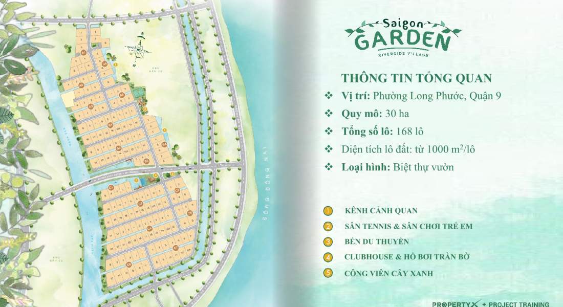 Biệt thự vườn Saigon Garden Riverside Village