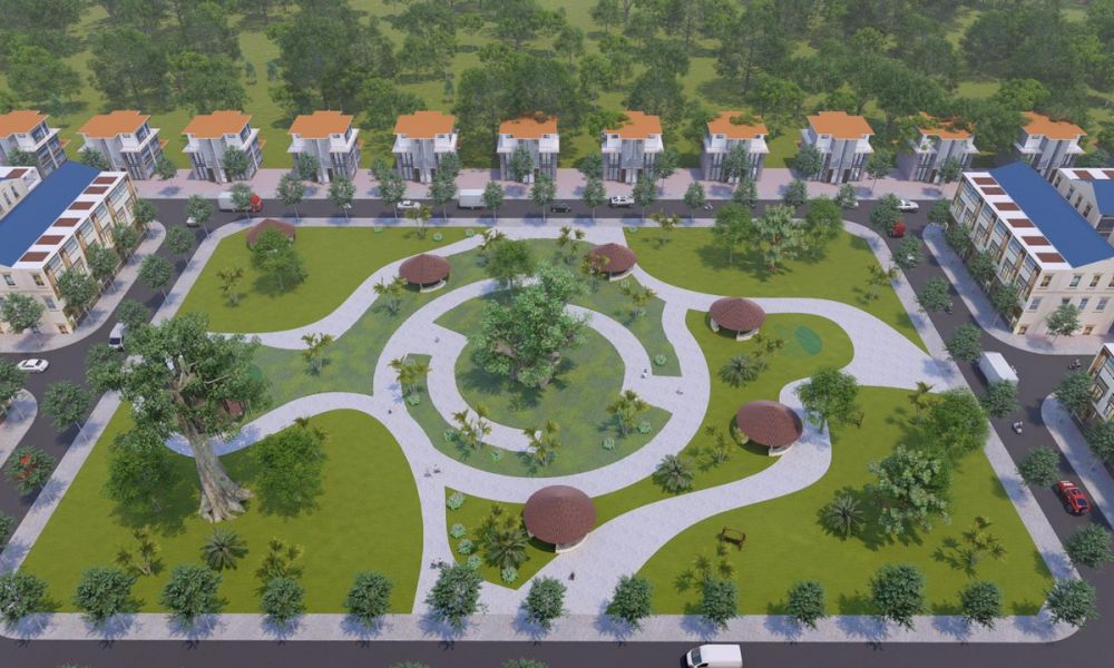 Công viên trung tâm dự án Phúc Hưng Golden Bình Phước