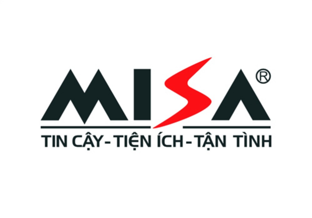 Logo Misa: "Tin cậy - Tiện ích - Tận tình"