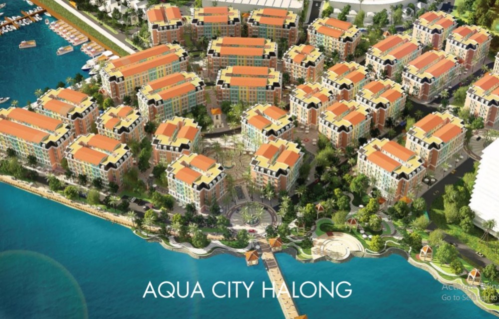 Phối cảnh tổng thể dự án Aqua City Hạ Long Quảng Ninh