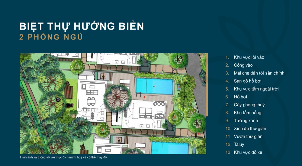 Thiết kế Biệt thự ven biển 2 PN của dự án Shantira Beach Resort & Spa