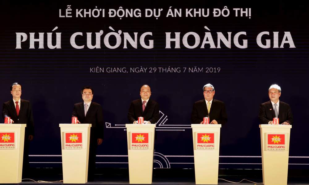 Lễ khởi công dự án Lấn Biển Phú Cường Hoàng Gia có thủ tướng Nguyễn Xuân Phúc tham dự