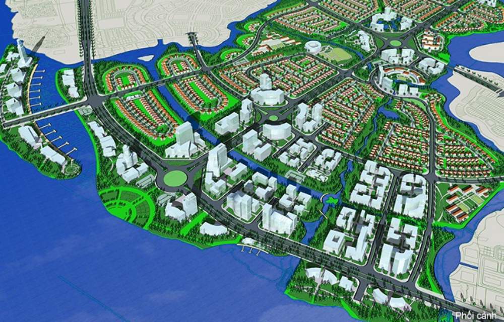 Phối cảnh dự án Đồng Nai Waterfront City