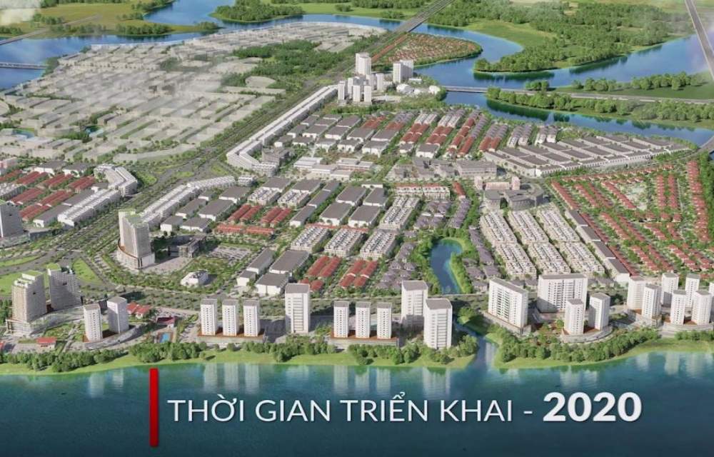 Phối cảnh dự án Waterfront City Nam Long