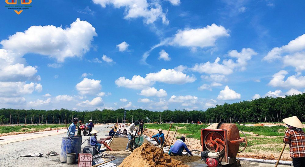 Tiến độ hạ tầng dự án Hưng Thịnh Golden Land 